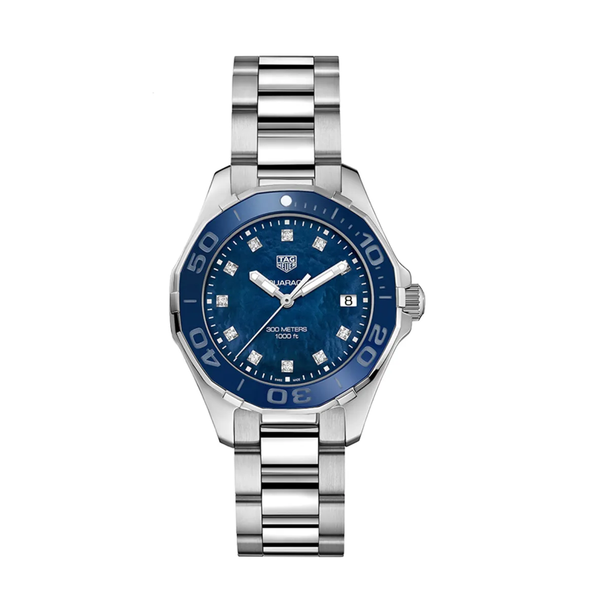 Tag heuer aquaracer clearance blue quartz