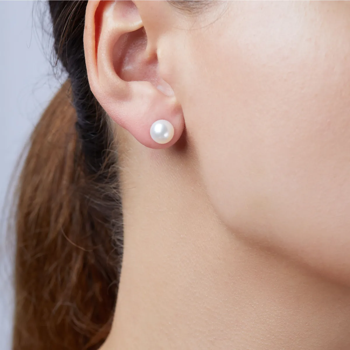 18ct yellow gold pearl earrings Jamieson Carry Jamieson Carry