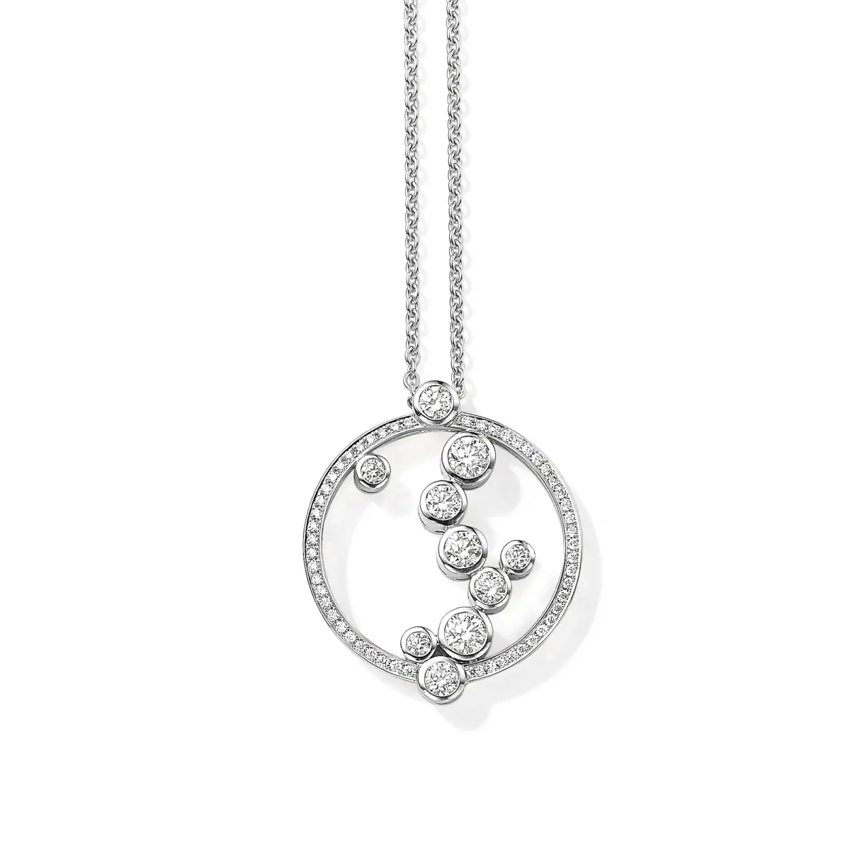 Diamond bubble pendant online