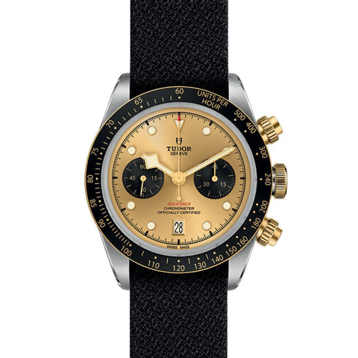 Tudor black 2025 bay chrono replica