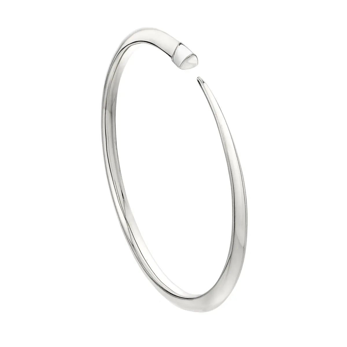 Slim 2025 silver bangle