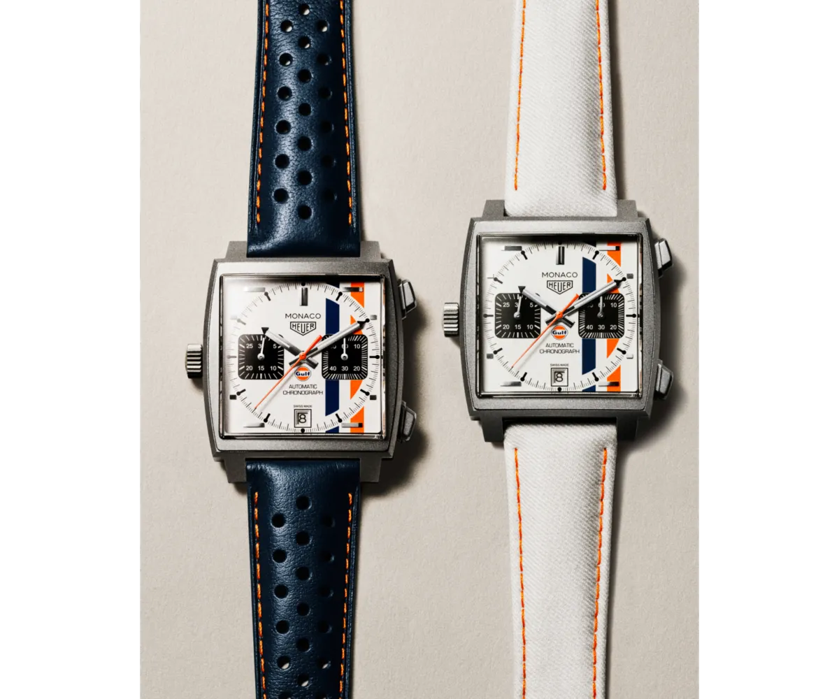 TAG Heuer Monaco Chronograph x Gulf CAW218G.EB0393